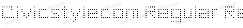 Civicstylecom Regular Regular字体转换